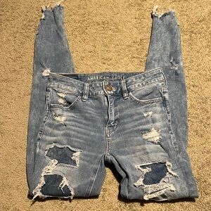 American Eagle distressed jeans